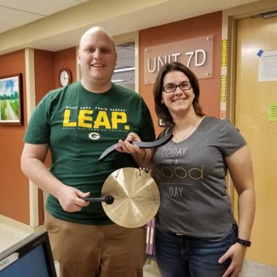 Charlie Gerk with wife and RIS volunteer, Danielle Gerk