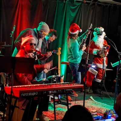 Holiday show stage band