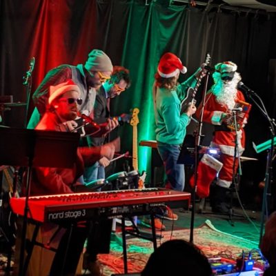 Holiday show stage band
